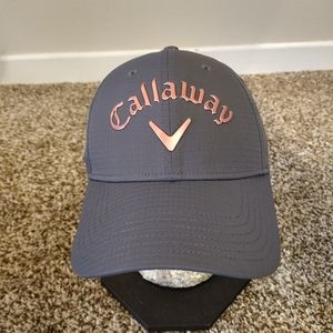 Callaway Palm Beach National Women's Metallic Pink Logo Adjustable Golf Hat